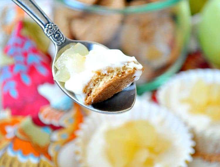 No-Bake Dessert: Apple Pie Cheesecake Bites