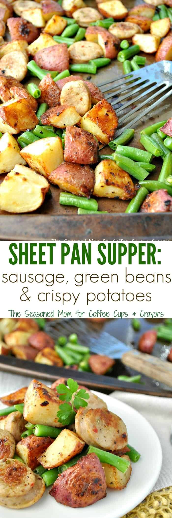 Sheet Pan Supper Sausage Potato Green Beans