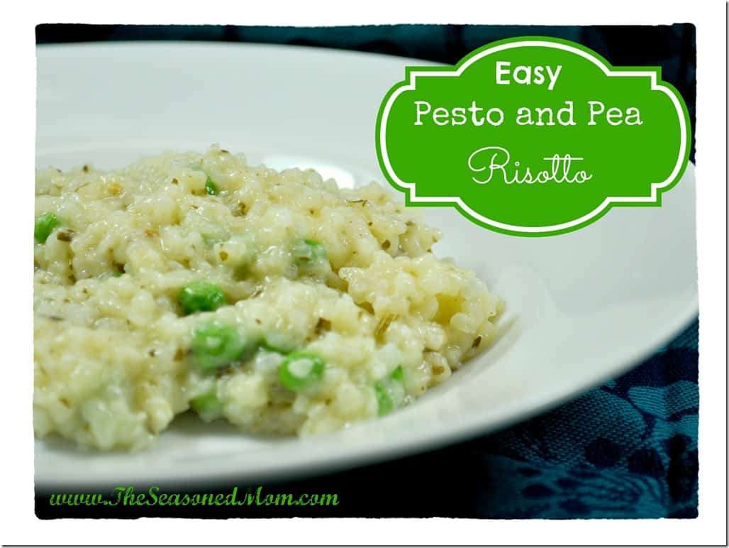 Easy Pesto and Pea Risotto