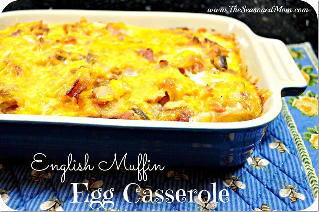 English Muffin Egg Casserole