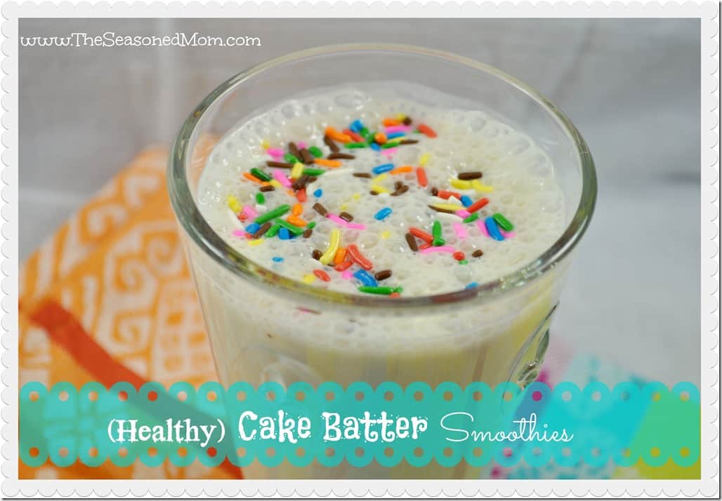 Healthy Cake Batter Smoothies