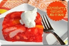 Strawberry Sunshine Jello Salad