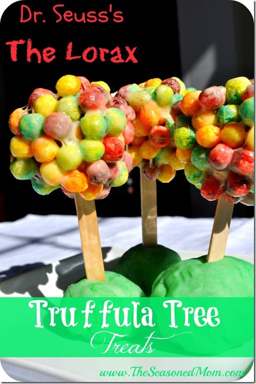 Dr. Seuss Lorax Truffula Tree Treats