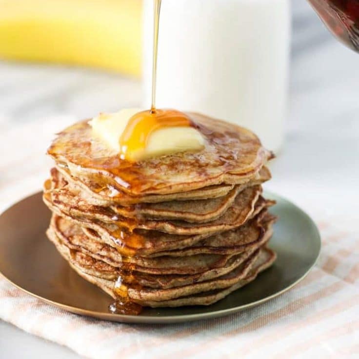 Healthy Banana Pancakes - The Seasoned Mom