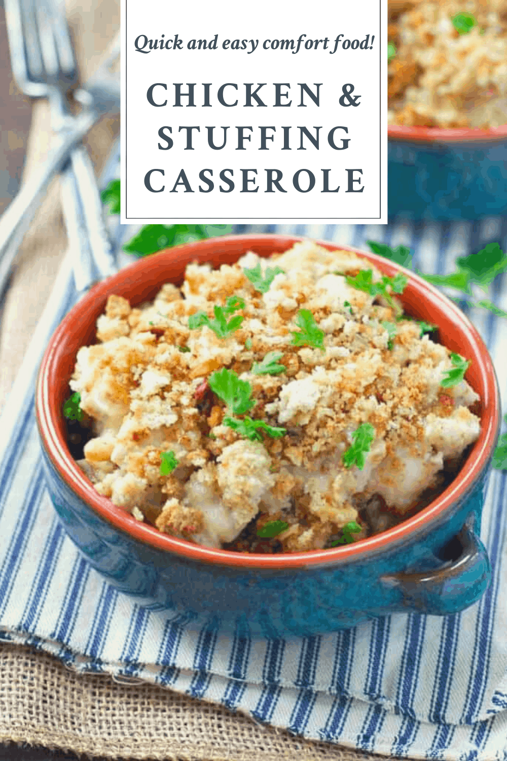 Chicken and Stuffing Casserole - The Seasoned Mom