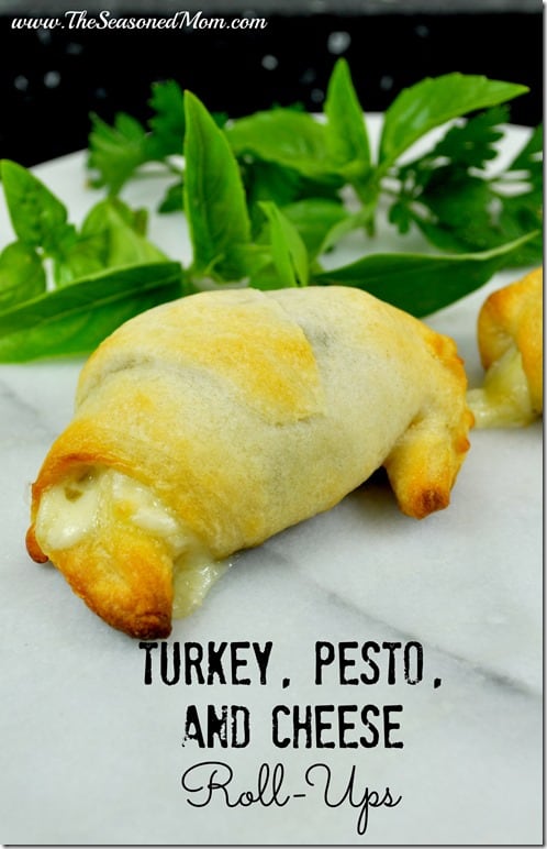 Turkey Pesto and Cheese Roll-Ups