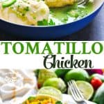 How to use tomatillos to prepare a salsa verde and chicken tacos for a healthy dinner recipe