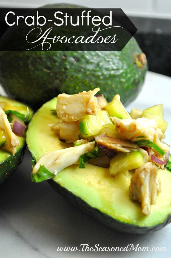 Crab Stuffed Avocadoes