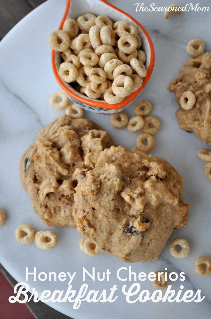 Honey Nut Cheerios Breakfast Cookies