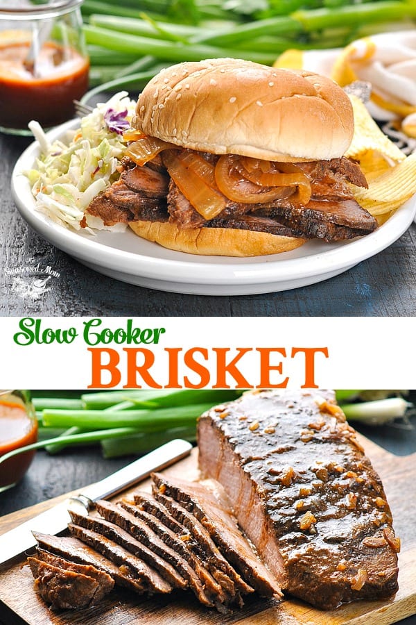 Slow Cooker Brisket Recipe The Seasoned Mom
