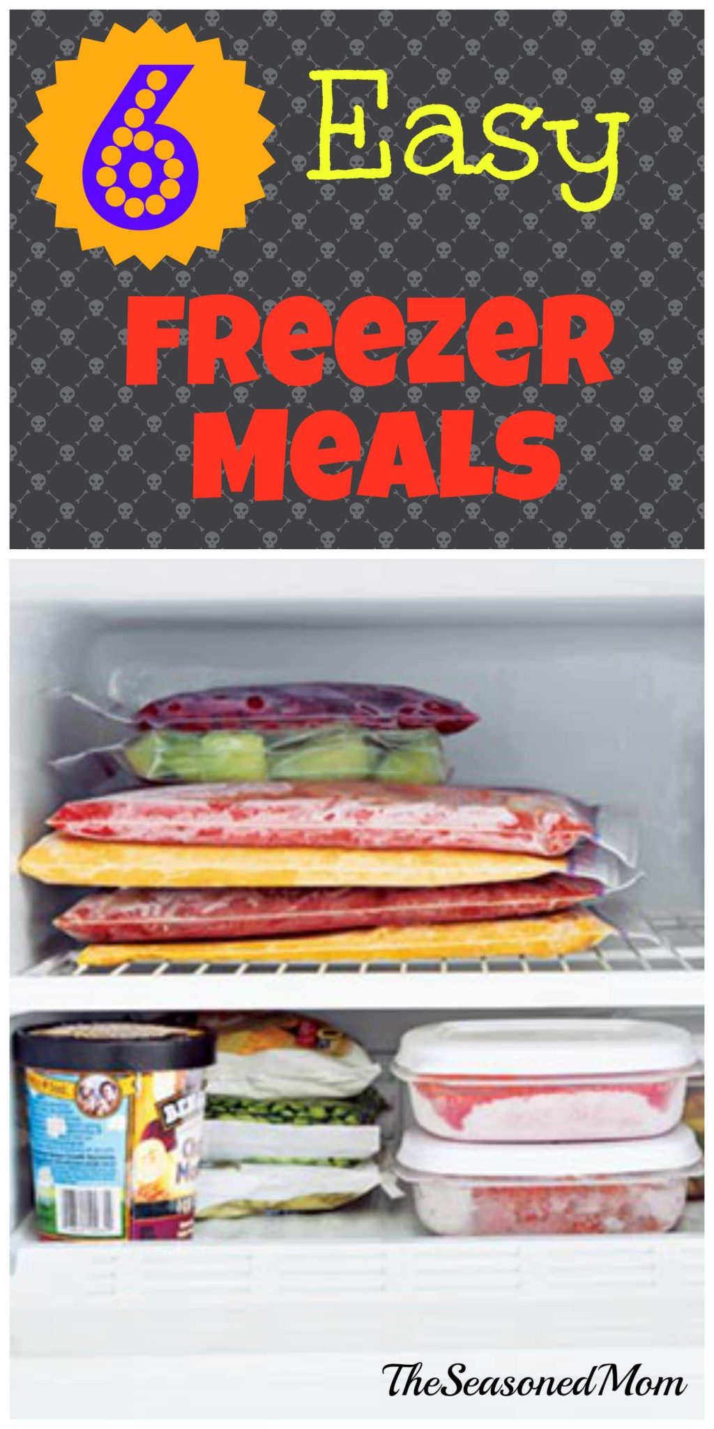 6 Healthy Slow Cooker Freezer Meals in Less Than 1 Hour! - The Seasoned Mom