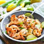 Honey Lime Grilled Shrimp are the perfect quick and healthy dinner!