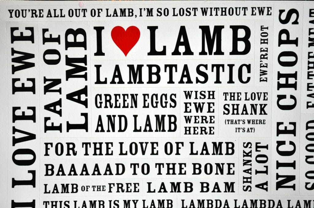 Lamb Stickers
