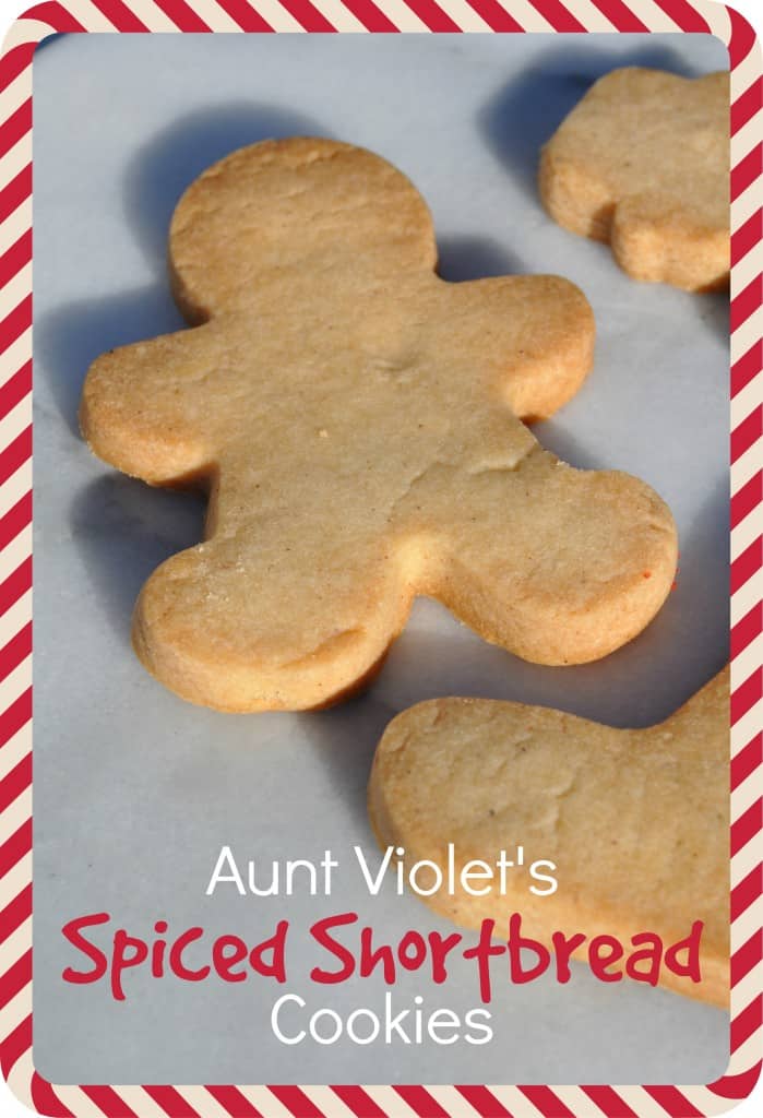 Aunt Violet's Spiced Shortbread Cookies