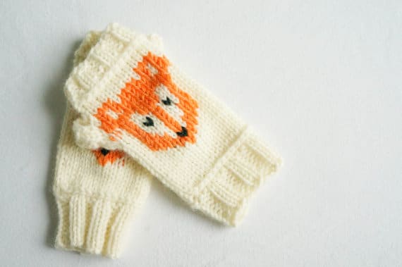 Fox Fingerless Gloves