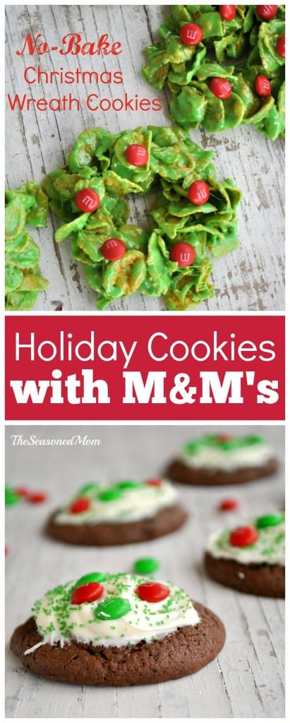 Holiday Cookies with M&M's