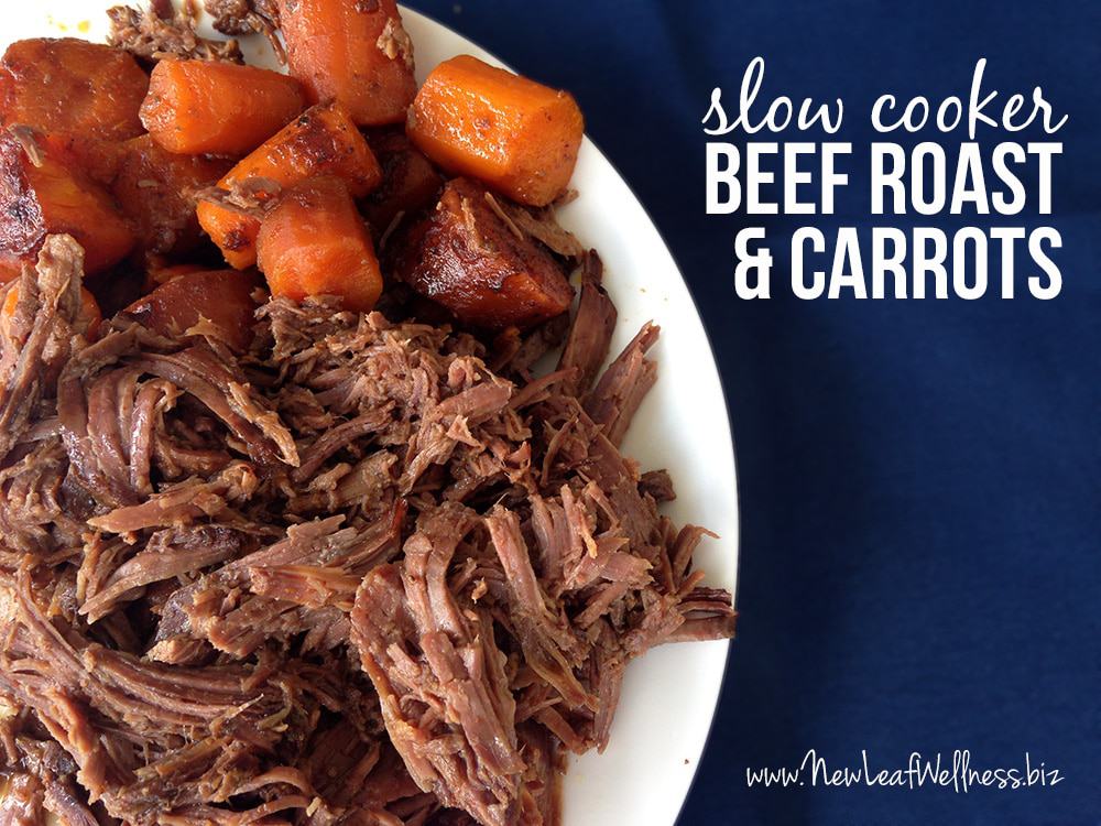 Slow Cooker Beef Roast and Carrots
