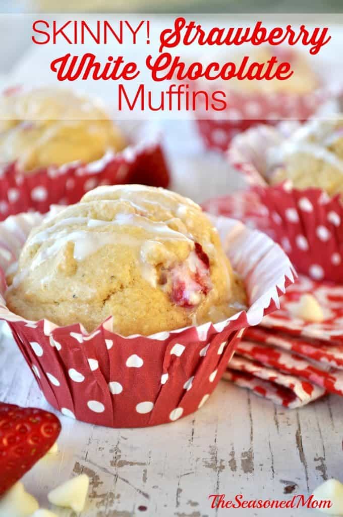 Skinny Strawberry Muffins