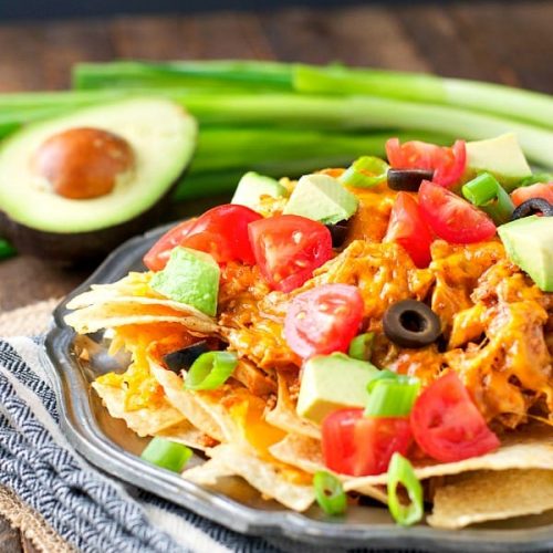 Crock Pot Chicken Nachos The Seasoned Mom