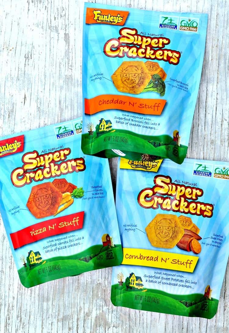 Three packets of super crackers