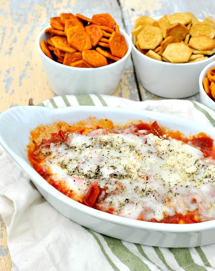 Microwave Pizza Dip The Seasoned Mom