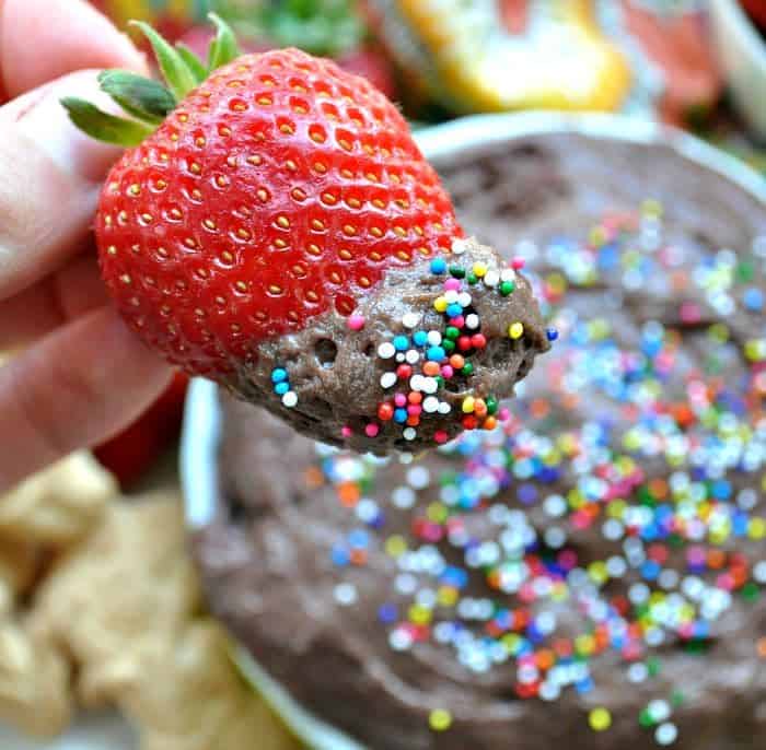 3Ingredient Chocolate Cake Batter Dip The Seasoned Mom