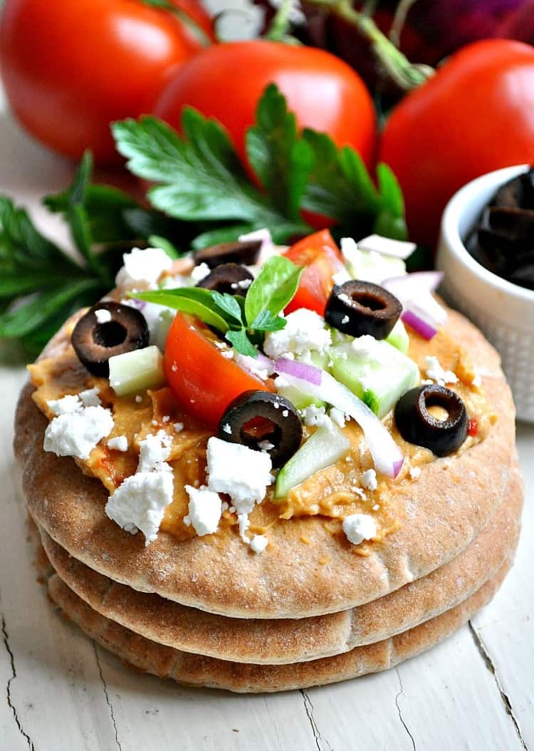 Greek Pita Bread Bites
