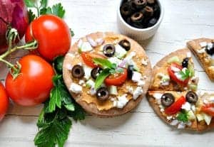 Greek Pita Bread Bites - The Seasoned Mom