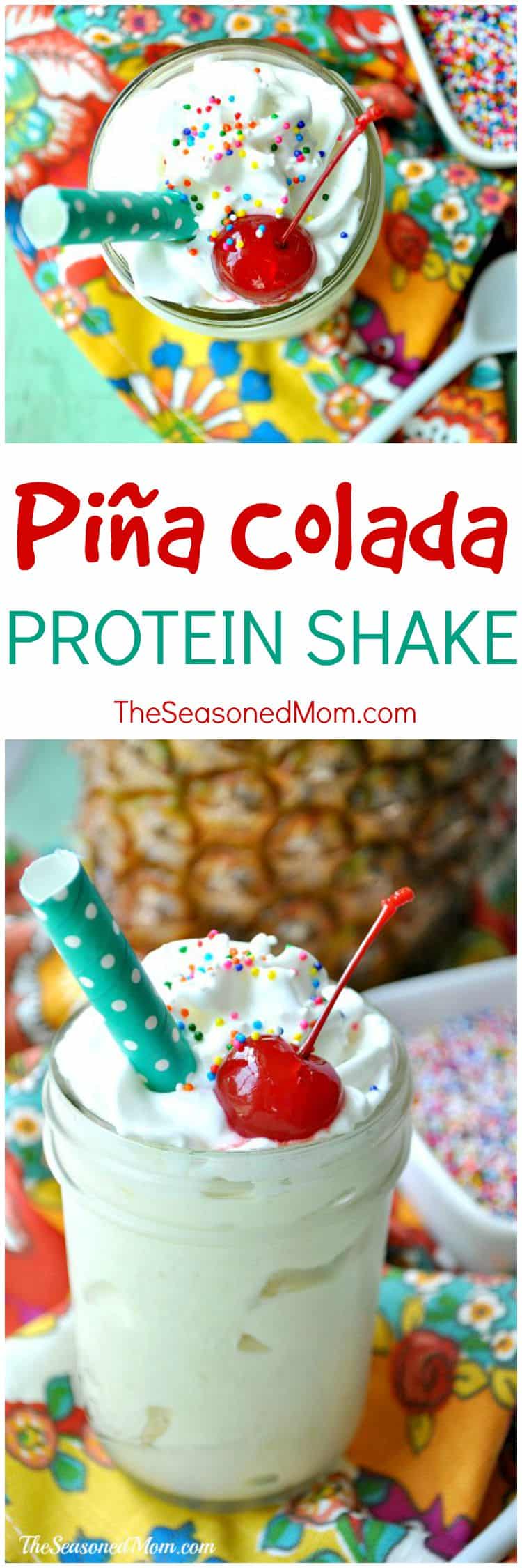Piña Colada Protein Shake