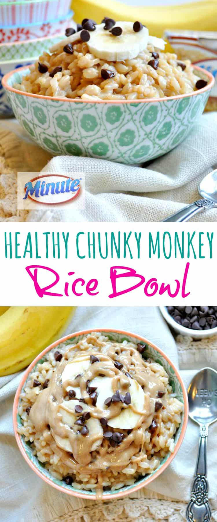 Healthy Chunky Monkey Dessert Rice Bowl The Seasoned Mom