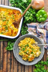 Cowboy Casserole with Cornbread and Chicken