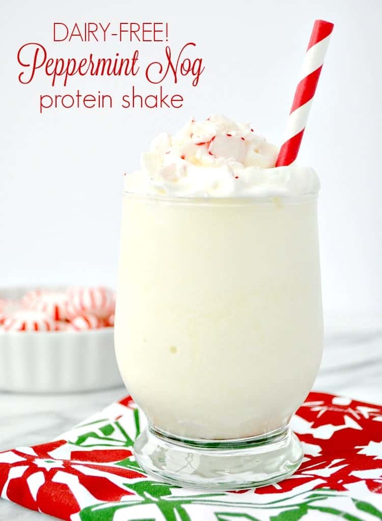 Peppermint Nog Protein Shake 5