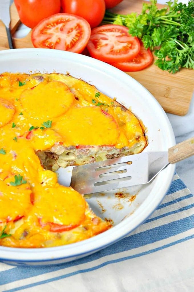 Aunt Bee's Sausage and Cheese Pie The Seasoned Mom