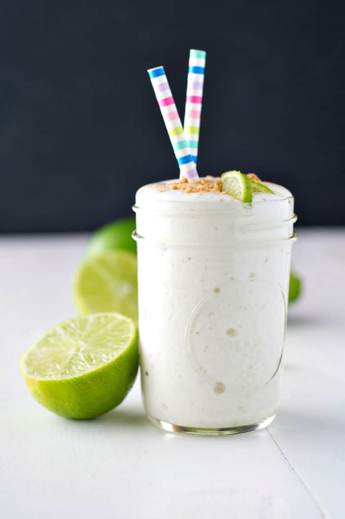 Easy Key Lime Pie Protein Smoothie The Seasoned Mom