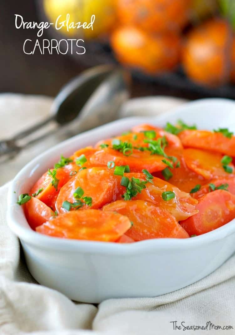 Orange Glazed Carrots are a healthy, clean eating side dish that your kids will actually eat! Plus, they're ready in just 15 minutes!