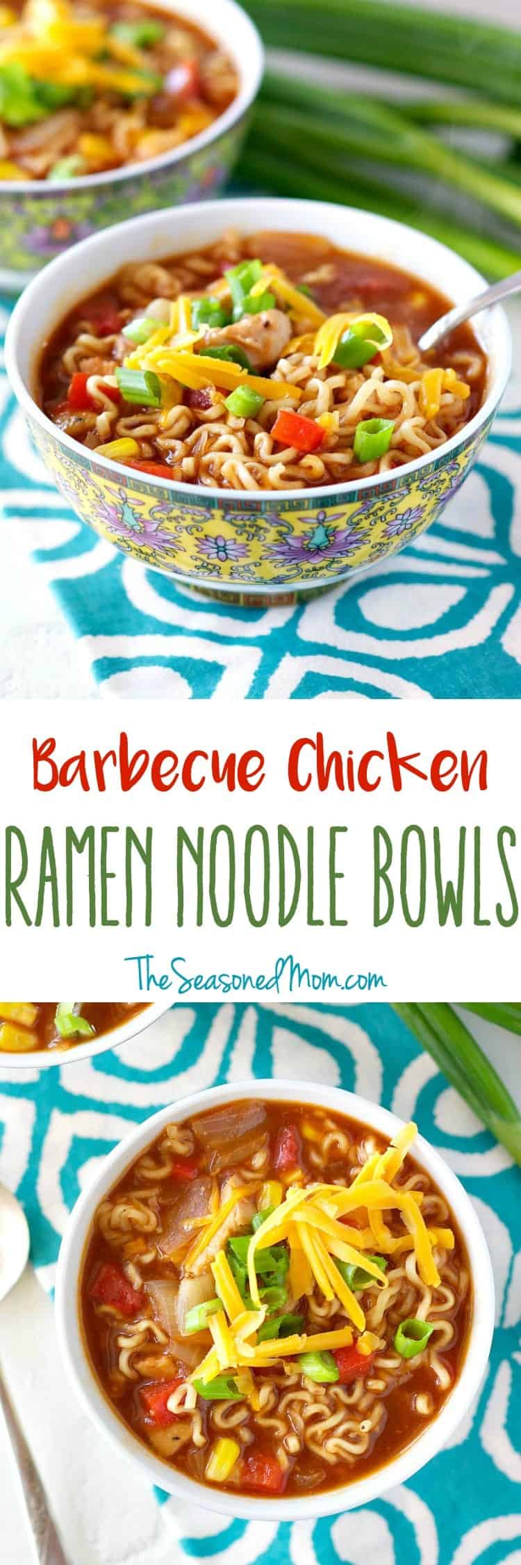 Barbecue Chicken Ramen Noodles The Seasoned Mom