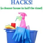 Spring Cleaning Hacks collage