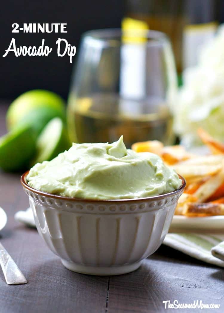 Every mom deserves a little rest and relaxation! With a glass of wine, a 2-Minute Avocado Dip, and some grown-up snacks, this is Mom's Ultimate Happy Hour!