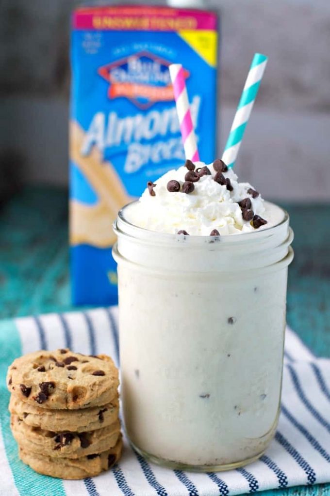 Chocolate Chip Cookie Dough Protein Smoothie The Seasoned Mom