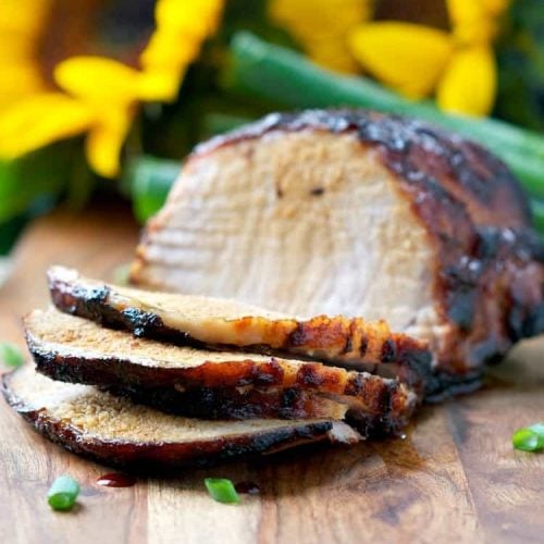 Grilled Balsamic Glazed Pork Loin The Seasoned Mom