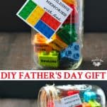 Long collage of easy DIY Father's Day Gift Idea