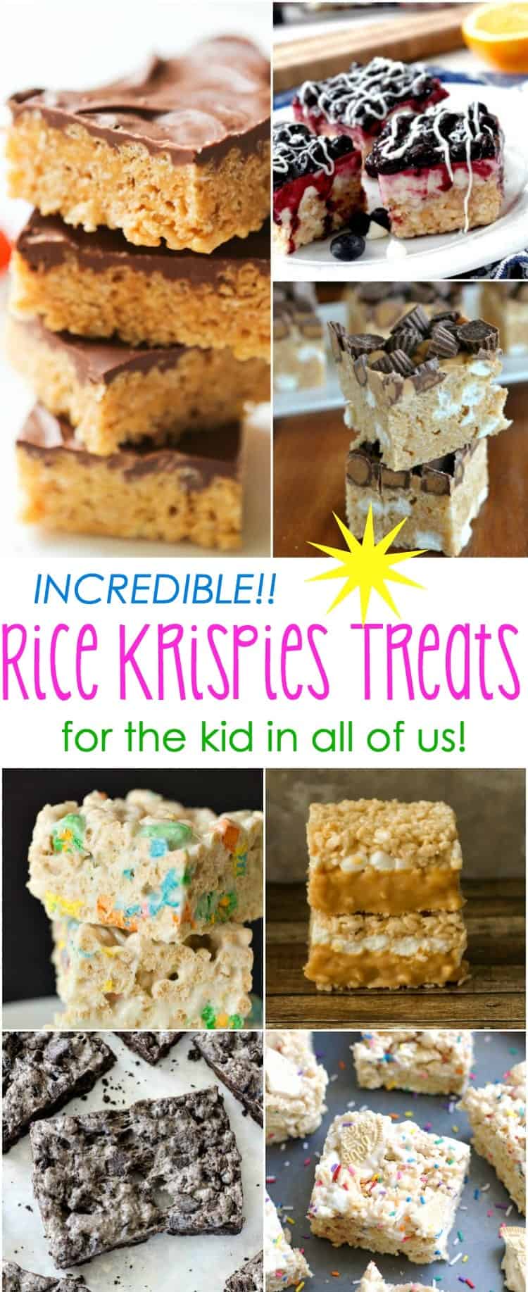 The ultimate list of more than 10 Incredible Rice Krispies Treats Recipes for the kid in all of us! These no-bake desserts are a MUST at all of your summer parties, cookouts, and picnics! 