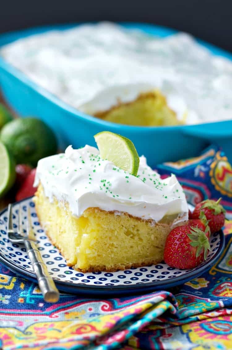 Margarita Poke Cake The Seasoned Mom