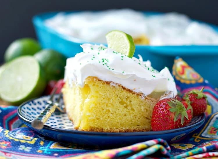 Margarita Poke Cake The Seasoned Mom