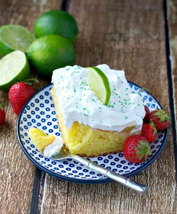 Margarita Poke Cake The Seasoned Mom