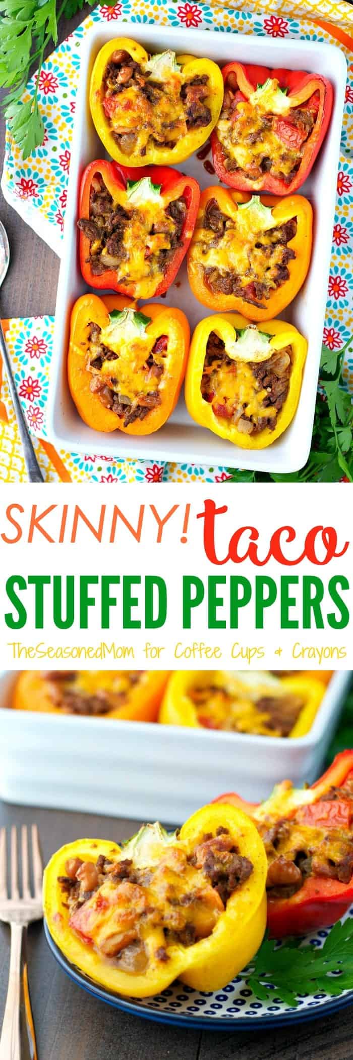 Skinny Taco Stuffed Peppers