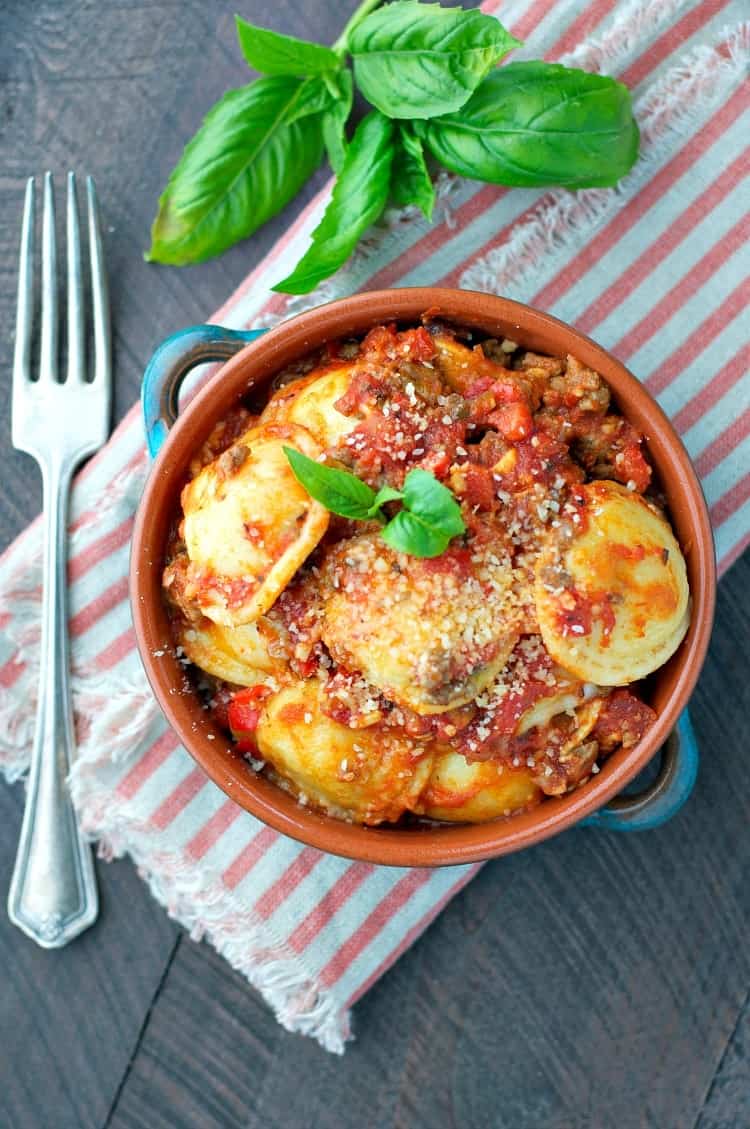 Easy Slow Cooker Recipes: Slow Cooker Ravioli Casserole