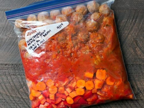 Premade Slow Cooker Meal Pouches with Ziploc Vacuum Sealer - Recipes