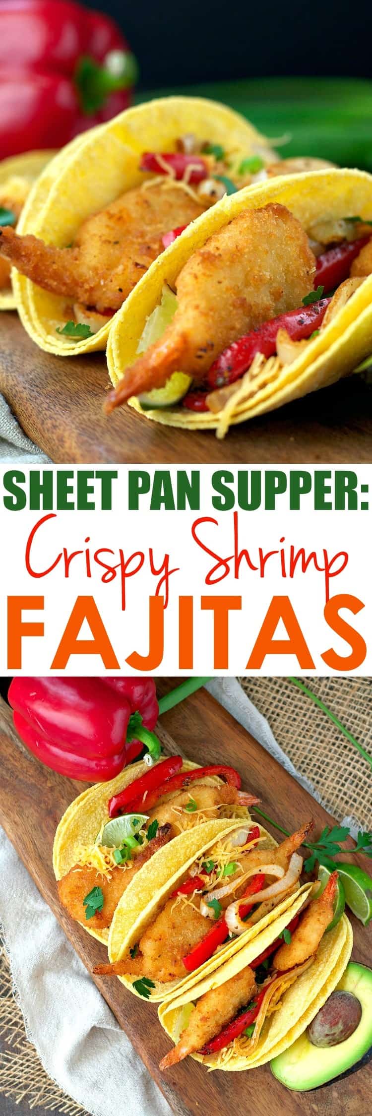 Sheet Pan Supper Crispy Shrimp Fajitas The Seasoned Mom