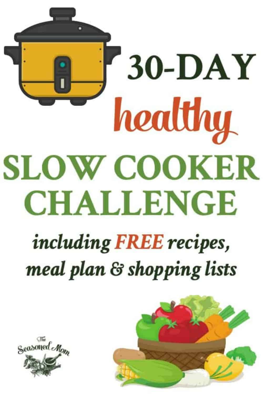 Collage image of Healthy Slow Cooker Challenge